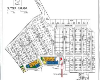 Jual. Cepat BU Kavling Cakep Kotak Hoek Sutera Narada Alam Sutera