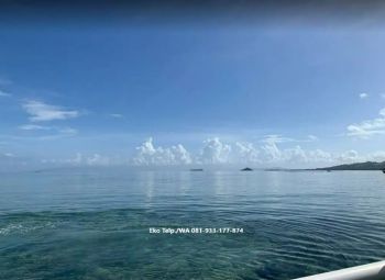 Dijual MURAH Tanah Tepi Pantai Pasir Putih di Gili Gede Lombok