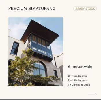 Rumah modern dilebak bulus