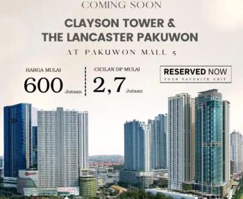 Clayson apartemen dkt anderson dan bella