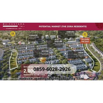 Dijual Kavling luas 600-700 Commercial Business Living Dekat KEia BSD