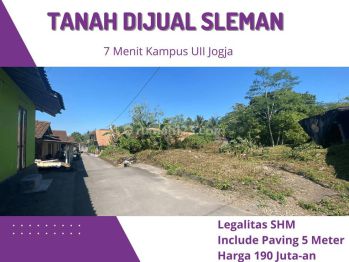 Dijual Tanah Utara Kampus Uii Jogja, Bisa Cicil Tanpa Bunga