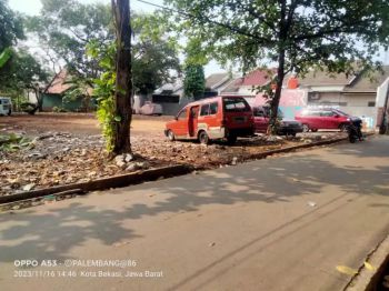 Tanah 800 meter akses mobil di jatirasa jatiasih bekasi kota