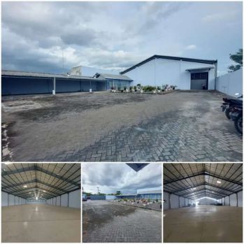 Jual gudang lokasi Grogol sukoharjo luas 6000m harga 15Myd nego