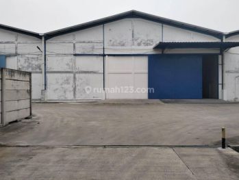 Gudang atau pabrik di sewakan  akses 20 feet. 15 menit dari tol bitung