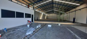 sewa gudang surimulia komplek pergudangan luas 2441 termurah