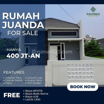 Rumah siap huni dekat Surabaya Sedati promo cash