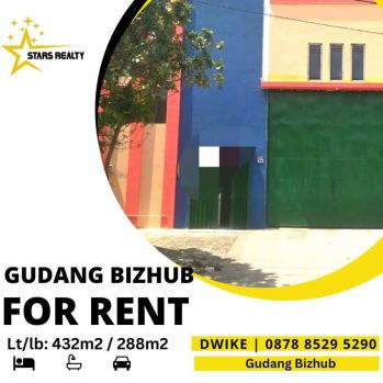 Kompleks Pergudangan Bizhub dekat Tol dan Gudang Taman Tekno bsd