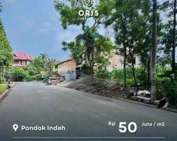 Prime Area Dijual Kavling Siap Bangun di Pondok Indah Jakarta Selatan