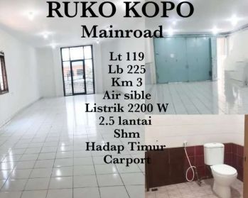 Dijual / Disewa Ruko Kopo Mainroad Bandung