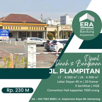 Dijual Tanah dan Bangunan di Plampitan