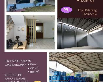 (MdL)Dijual Cepat Tanah, Gudang & Kantor di Kopo Katapang harga BU