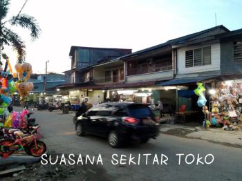 dijual ruko 1 pintu . 2 lantai