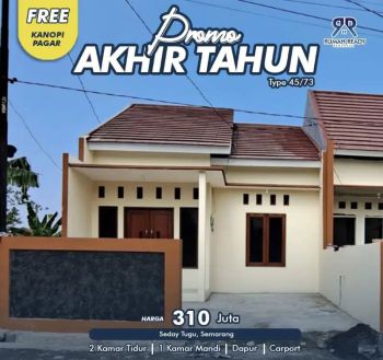 Rumah siap huni, desain minimalis, harga ekonomis
