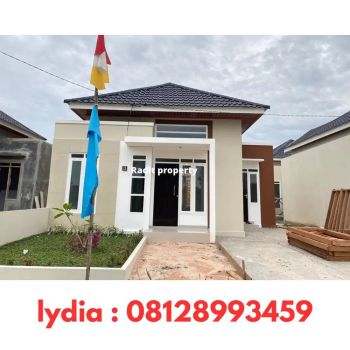 Rumah cluster cantik type 45 di tengah kota