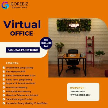 Paket Jasa Sewa Virtual Office Bisnis Wilayah Jabodetabek