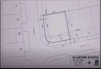 Dijual kavling posisi hook di kota wisata cibubur