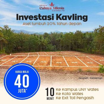 Tanah Kavling Murah Di pengasih, KulonProgo