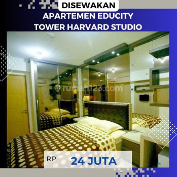 Disewakan Apartemen Educity Studio Full Furnish Tower Harvard