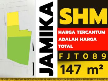 Tanah 147m Jamika dkt Tol Pasirkoja Bandung FJT089 # Kopo Peta Pasko
