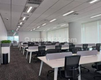Sewa Kantor Ekslusif 1300 M2 Furnish di Pacific Century Tower Scbd