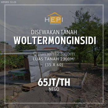 Disewakan Tanah di Woltermonginsidi Semarang