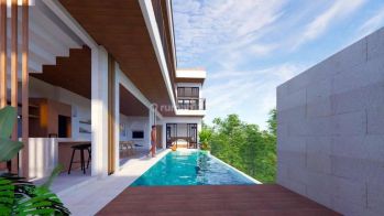 New 3 BR Villa With Ocean , Sunset View Located At Ungasan Bali