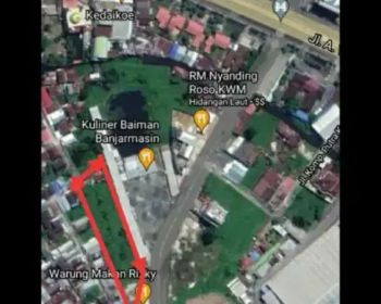 Tanah Jl. A. Yani km. 4 Jalan Raya Tol Provinsi Samping Kuliner Baiman