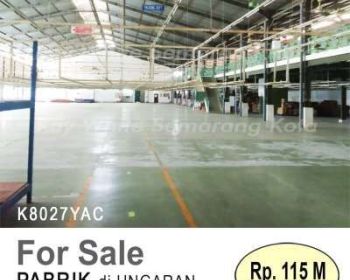 DIJUAL PABRIK DI UNGARAN K8027