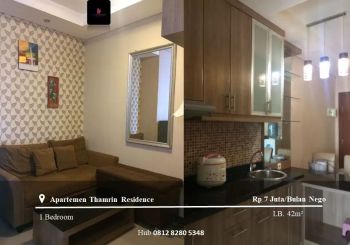 Disewakan Apartemen Thamrin Residence High Floor 1BR Furnished Tower D