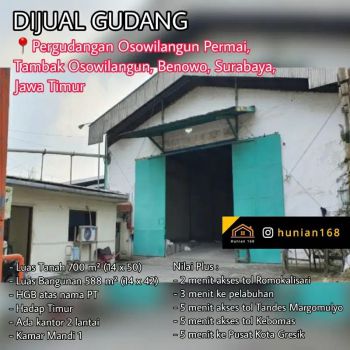 Gudang Pergudangan Tambak Langon Osowilangun Osowilangon Indah Permai