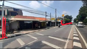 Dijual cepat lahan Usaha di pinggir jalan raya lenteng Agung