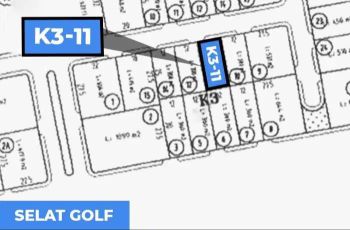 Dijual Tanah Kavling Siap Bangun Citraland Utama Selat Golf
