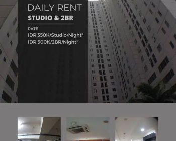 Disewakan Mulai 350k/Hr Studio/2BR Harian di Bassura City - B125
