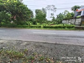Tanah kosong strategis pinggir jln Sumbang Padamara Purwokerto
