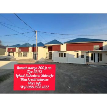 Rumah murah baru dekat Sidoarjo kota