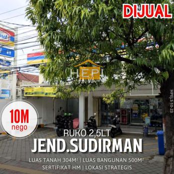 Ruko indomart dijual di jl sudirman siliwangi tengah kota semarang