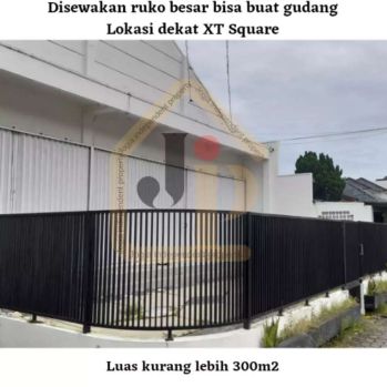Disewakan ruko besar bisa buat gudang lokasi dekat XT Square