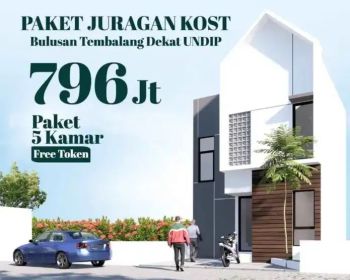 Rumah Kos Baru 5 Kamar tidur & Kamar Mandi di Bulusa Tembalang