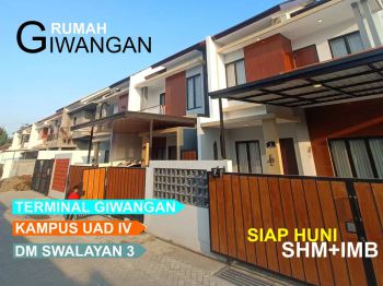 Rumah Murah dekat Kota Yogyakarta