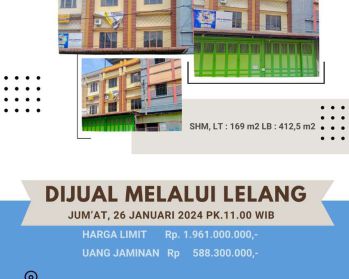 DIJUAL MELALUI LELANG