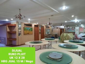 Ruko Pluit 2 unit gandeng dijual