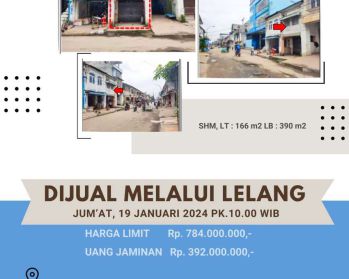 DIJUAL MELALUI LELANG
