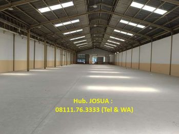 Gudang Cakung: LB 4515 m2, Bagus Pinggir Jln Raya, Akses Kontner 40 ft