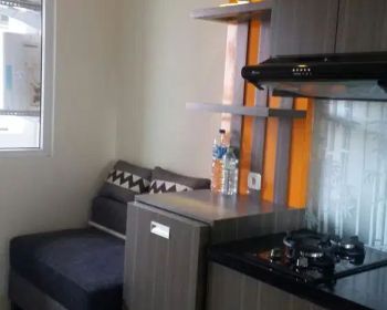 GREEN PRAMUKA CITY STUDIO ROOM FURNISH GOOD CONDITION BOUGENVILLE SEWA