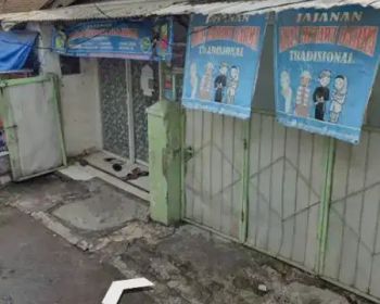Dijual tanah & bangunan pinggir jalan luas tanah 600 meter