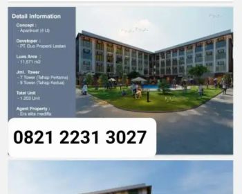 Beli Apartement kos2an hadiah langsung motor NMAX