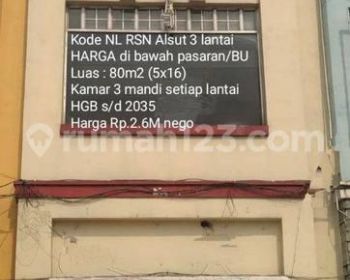 Ruko 3 lantai di jalan utama @Alam sutera