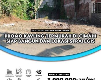 Kesempatan Langka Tanah Kavling Dekat Cipageran Siap Bangun
