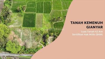 Dijual Tanah Kemenuh Gianyar di Bali, Lokasi sangat strategis